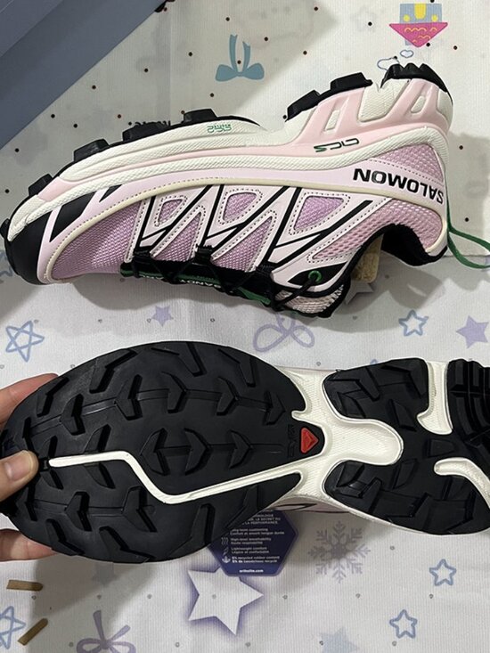 Salomon XT-6 Pink Outdoor Mesh Sneakers - Picture 7 of 8